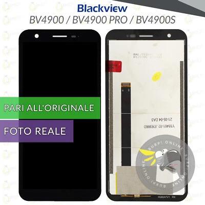 DISPLAY BLACKVIEW BV4900 / BV4900 PRO / BV4900S LCD + TOUCH SCREEN VETRO SCHERMO