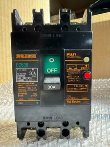 FUJI EG53B-30/30mA 30A Earth Leakage Circuit Breaker 3P 100/200/415VAC B22 - Picture 1 of 4