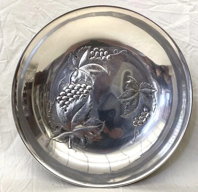 TIGELA REPOUSSE WALLACE AMERICANA PRATA ESTERLINA 10"" 1/2 DIÂMETRO - Imagem 1 de 4