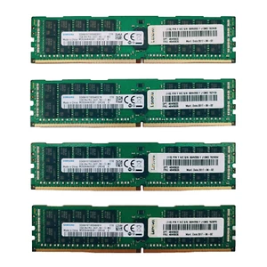 128GB (4X32GB) 2Rx4 PC4-2400T-RA1 Samsung M393A4K40CB1-CRC4Q FRU:46W0835 - Bild 1 von 2