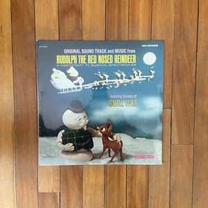 Rudolph the Red Nosed Reindeer Original Soundtrack Vinyl LP Burl Ives MCA-15003 - Picture 1 of 2