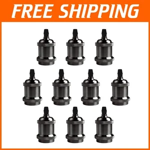Antique E26 Edison Socket 10-Pack for DIY Pendant Lighting, 600℃ Heat Resistant - Picture 1 of 10