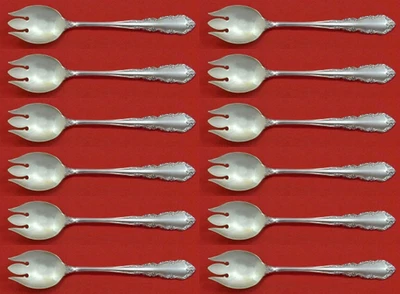 Garfo de sorvete Shenandoah by Wallace prata esterlina conjunto de 12 peças feito sob medida 6" - Imagem 1 de 4