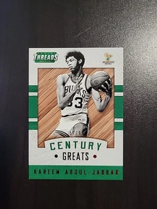 2015-16 Panini Threads - Century Greats Kareem Abdul-Jabbar #19 /99 - Picture 1 of 2