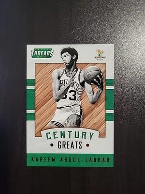2015-16 Panini Threads - Century Greats Kareem Abdul-Jabbar #19 /99 - Image 1 of 2