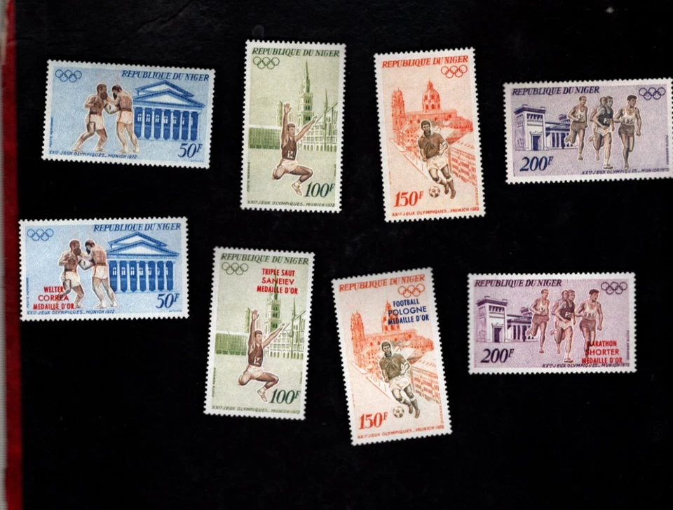 Niger sc#C187-90, C196-9 (1972) Completo MNH Foto 1 de 1