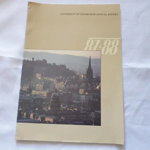 The University of Edinburgh Annual Report 1987/1988 Vintage Ephemera - Imagen 1 de 2
