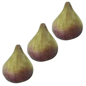 3 Pcs Fig Model Child Fruit Party Decorations Artificial Fruits for Lifelike - Picture 1 of 12