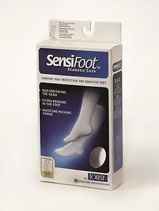 Calcetines de rodilla para diabéticos Jobst Sensifoot 8-15 mmHg soporte de compresión punta cerrada - Imagen 1 de 11