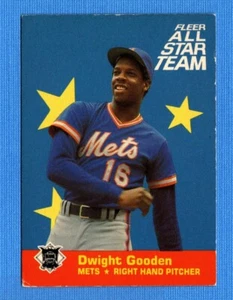 1986 Fleer All-Star #10 Dwight Gooden Mets - Picture 1 of 1