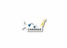 Sticker adesivi adesivo bandiera spagna comunita  canarias canarie