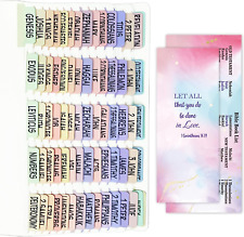 Gradient Bible Tabs for Women/Men,100 Pcs Catholic Bible Tabs for Old and New