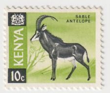 1966 Kenya - Sable Antelope, Mammals - 10 C Stamp