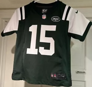 Nike New York Jets Football Jersey Tim Tebow #15 Green Children Sz M - Picture 1 of 4