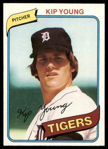 1980 Topps A Kip Young #251 Higher Grade Detroit Tigers