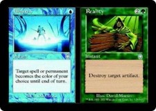 1x  Illusion // Reality Apocalypse card MTG Magic the Gathering