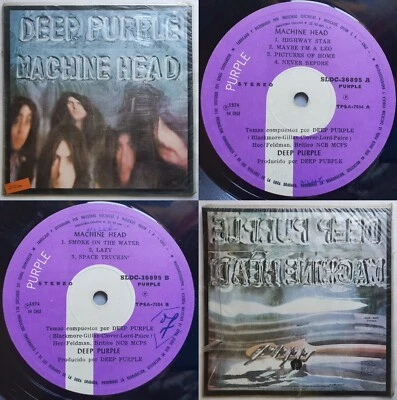 DEEP PURPLE MACHINE HEAD 1974 HI-FI STEREO UNIQ CVR 2/2 STAMPERS CHILEAN 1ST PRS - Image 1 of 4