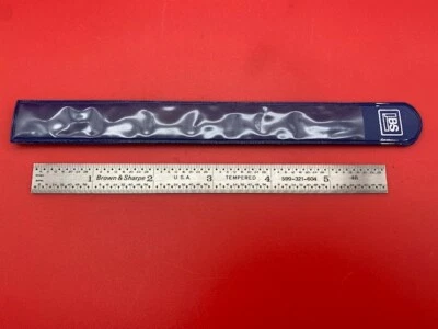 Brown & Sharpe 599-321-604 6" Rule with blue sleeve IN STOCK - Image 1 of 2