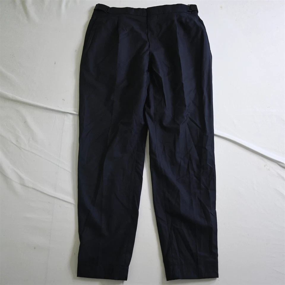 Ermenegildo Zegna 32x30 Navy 100% Wool Regular Sartorial Uniform 75U112 Pants - Image 1 of 4
