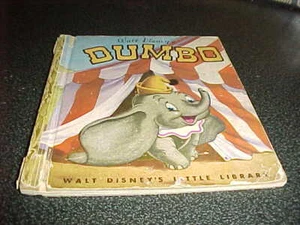 Libro Dorado Vintage Walt Disney's Dumbo Little Library 1947 edición temprana - Imagen 1 de 6
