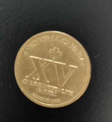 1994 COMMONWEALTH GAMES VICTORIA CANADA XV MEDALLION B-187 - image 1 of 4