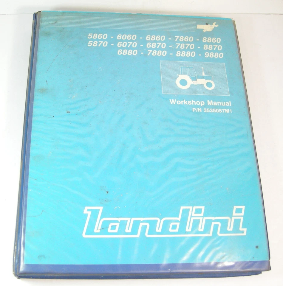 Tractor Landini 5860 6060 6860 7860 8860 5870 6070 6870 y más manual de servicio Foto 1 de 4