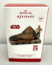 Hallmark Ornament 2013 STAR WARS RETURN OF THE JEDI At JABBA'S MERCY MAGIC SOUND