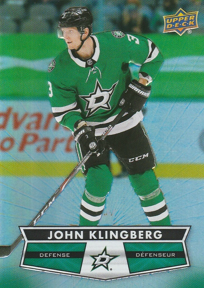 2021/2022 HOCKEY CARD TIM HORTONS -JOHN KLINGBERG # 83 - Image 1 of 1