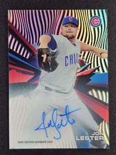 Jon Lester 2015 Topps Tek Diffractor On-Card AUTO CUBS