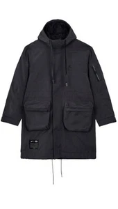 Air Jordan X A Ma Maniére Parka Black/Medium Ash - Picture 1 of 5