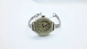 Elgin 14K Gold GF Ladies Wrist Watch. Art Deco - Picture 1 of 7