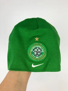 Vintage Nike Celtic FC Green Hat Cap Snapback Football Mens Beanie Rare Adult - Picture 1 of 8