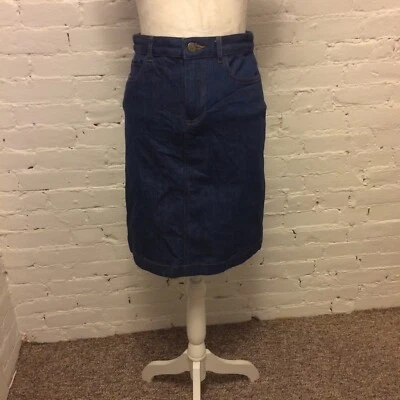 A.P.C. falda corta vaquera azul medio talla 36 Foto 1 de 4