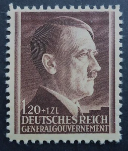 GERMAN OCCUPATION OF POLAND WWII HITLER STAMP (E) CAN.SHIP $1.99 COMB. SHIPPING - Picture 1 of 1