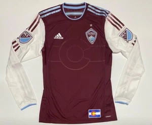 MLS Adidas Colorado Rapids 2014 Home Jersey Size S Adizero Player Version - Picture 1 of 7