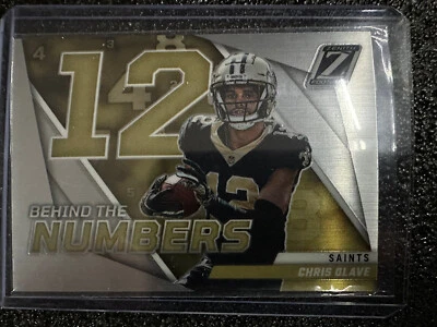 2022 zenith behind the numbers Chris Olave prizm rc #bn-co - Image 1 of 2