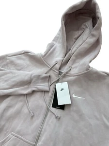 Nike Oversized Fit Women’s Size Large Full Zip Hood Blush Jacket Size Large NWTS - Picture 1 of 10