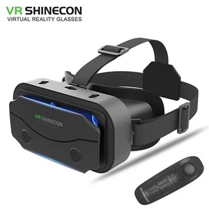 VR Headset With Remote- 3D Virtual Reality GLASSES Goggles With Remote - Afbeelding 1 van 11