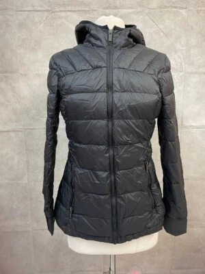 Chaqueta acolchada con capucha para mujer London Fog cremallera completa talla M Foto 1 de 4
