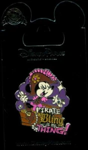 Pirate Minnie Mouse ¡Bling Is My Thing! Pin Disney 119546 - Imagen 1 de 1