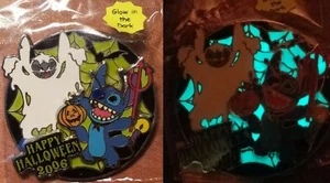 NEW WDW Disney Happy Halloween Pin 2006 Glow Stitch Cast Member exclusive LE1500 - Picture 1 of 7