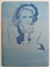 2021 LEAF Pop Century KIM BASINGER 1/1 , Printing plate card CYAN, 007 BOND Girl
