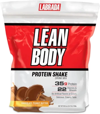 Batido de reemplazo de comidas de alta proteína Labrada Nutrition cuerpo magro 2,47 lb nuevo sabor Foto 1 de 2