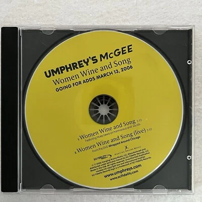 Umphrey's McGee WOMEN WINE & SONG SINGLE CD LIKE NEW RARE ADVANCE PROMO RELEASE! Foto 1 de 2