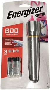 Torcia Energizer Vision HD Metal 600 lumen fascio largo 2 ore di autonomia - Foto 1 di 2