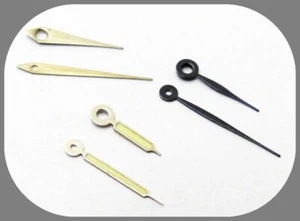 3 x Zeigersatz 110/060 Zeiger für Vintage Armbanduhren 1,10 / 0,60 mm ⌚ Set 1 - Bild 1 von 10