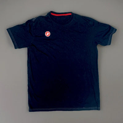 Camiseta de ciclismo Castelli negra pequeña para hombre - Italia Scorpion hecha en Italia Foto 1 de 4