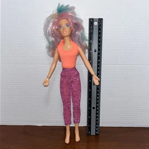 Vintage 1985 Hasbro Jem & the Holograms Danse Doll - Pants Tank Top Bow - Fair - Picture 1 of 15