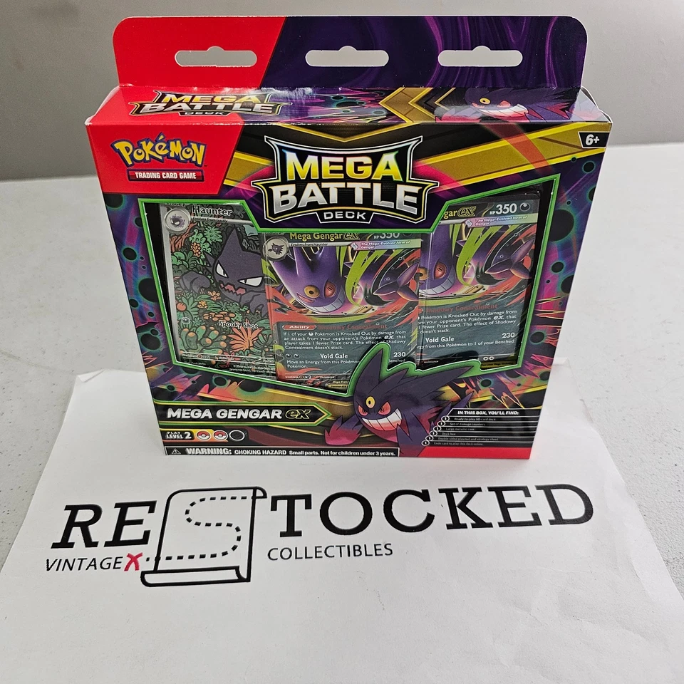 Pokemon TCG Mega Battle Deck (Mega Gengar ex) Factory IN HAND