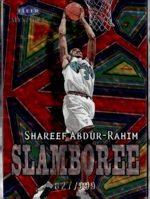 1999-00 Fleer Mystique #2 S Shareef Abdur-Rahim Slamboree #/999 - Image 1 of 2